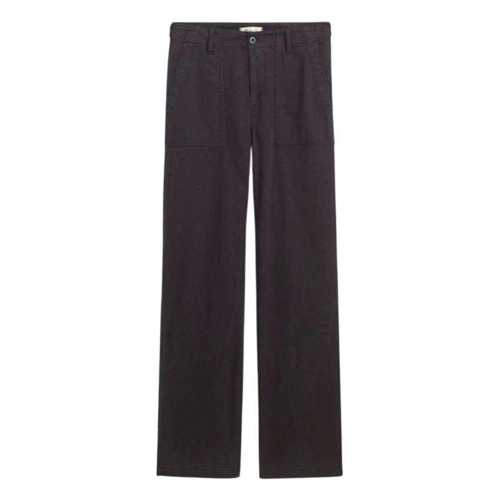 Madewell Petite Low-Slung Baggy Utility Pants Almost Black Size 25P NWT